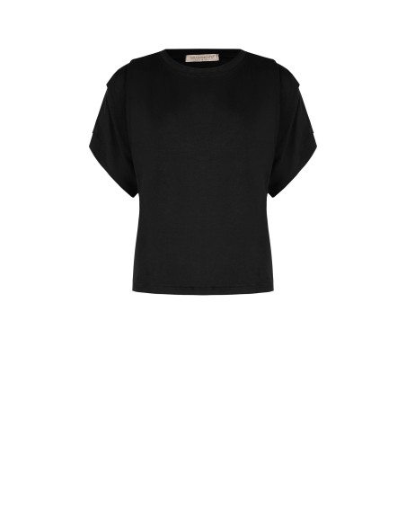 Ruimvallend en soepel T-shirt van viscose Rinascimento