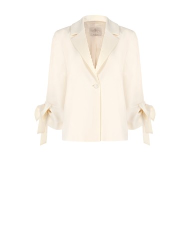 Ruime blazer met maxi-strikken op de mouwen Rinascimento