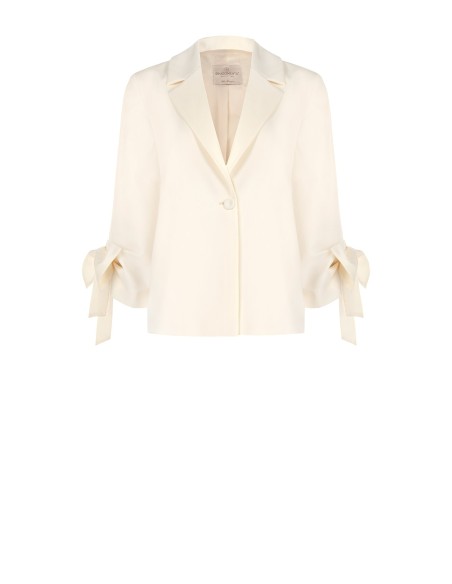 Ruime blazer met maxi-strikken op de mouwen Rinascimento