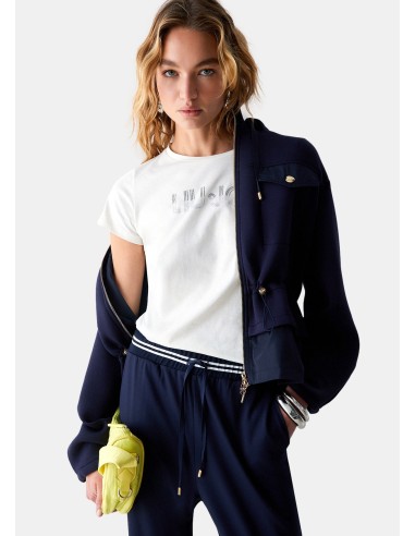 T-shirt met strass van Liu Jo