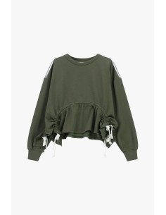 Dixie sweater zonder capuchon met verstelbare rimpelingen 2