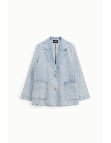 Denimblazer met knopen en opgestikte zakken van Dixie