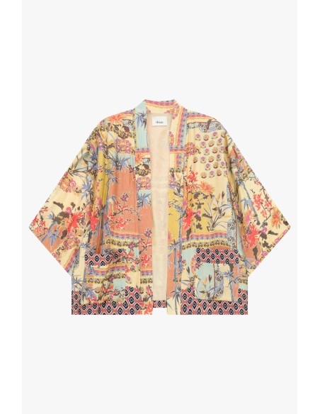 Dixie Patchwork Overhemdjasje met Wijde Pasvorm