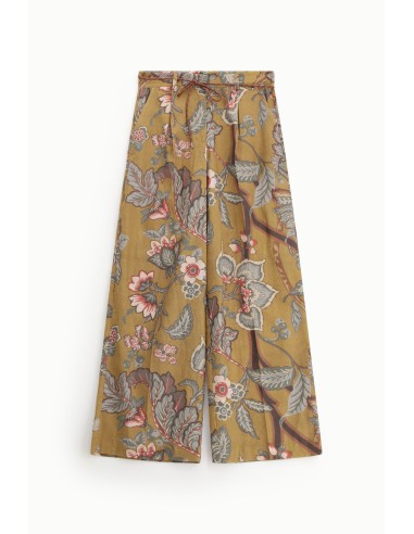 Dixie Palazzo-broek met bloemenprint en hoge taille