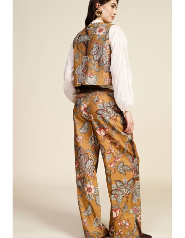 Dixie Palazzo-broek met bloemenprint en hoge taille