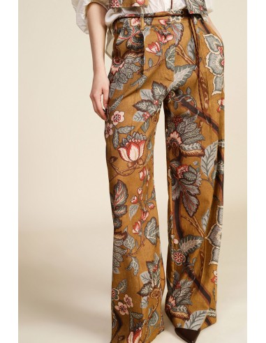 Dixie Palazzo-broek met bloemenprint en hoge taille