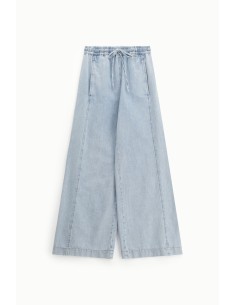 Dixie-jeans met wijde pijpen, hoge taille en trekkoord 2