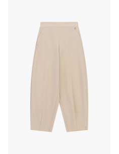 Dixie cropped palazzobroek met hoge taille en zakken