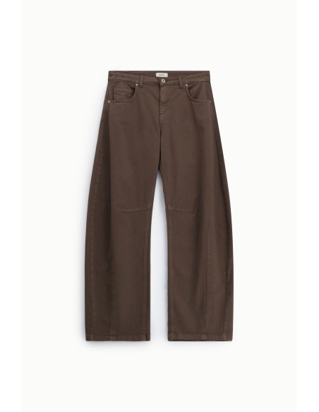 Dixie Ampi-broek met vijf zakken en hoge taille