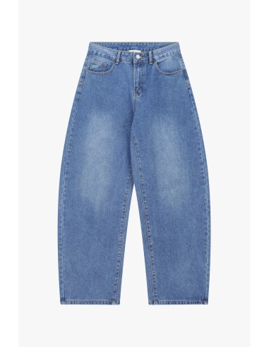 Dixie-jeans met balloon fit, hoge taille en wijde pijpen