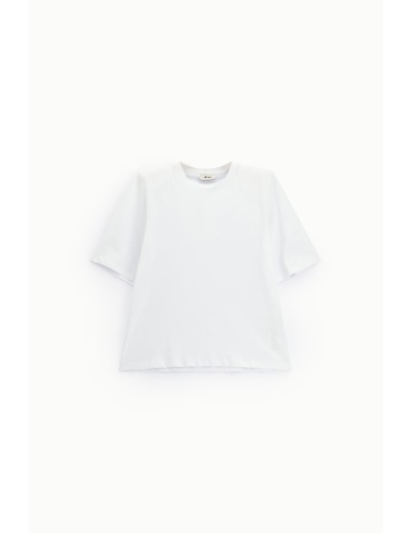 Dixie T-shirt met ronde hals, normale pasvorm en korte mouwen