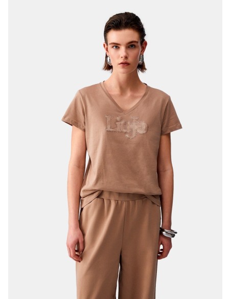 Liu Jo T-shirt met V-hals