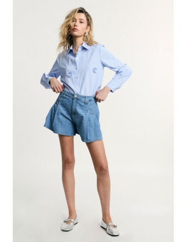 Regular-fit shorts met plooien en zakken aan de voorkant Please