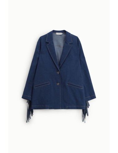 Blazer met franjes en knoopsluiting Alstublieft