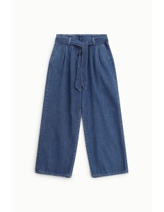 Paperbagjeans met hoge taille en bijpassende riem, alstublieft 2