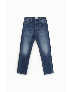 Jeans met rechte pijpen, hoge taille en gewassen effect Please 2
