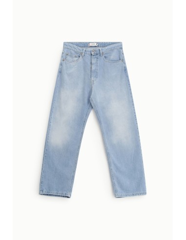 Straight-leg-jeans met hoge taille en riemlussen, alstublieft