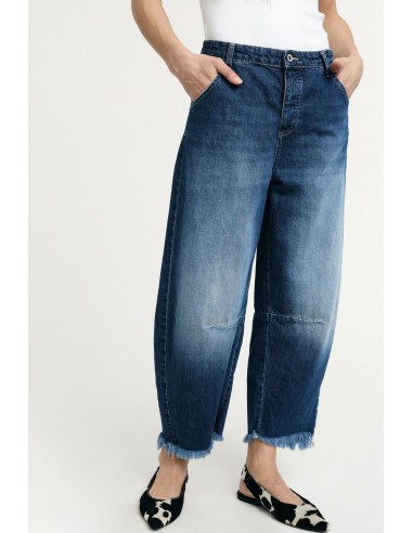Balloon-fit-jeans met gerafelde zoom Please