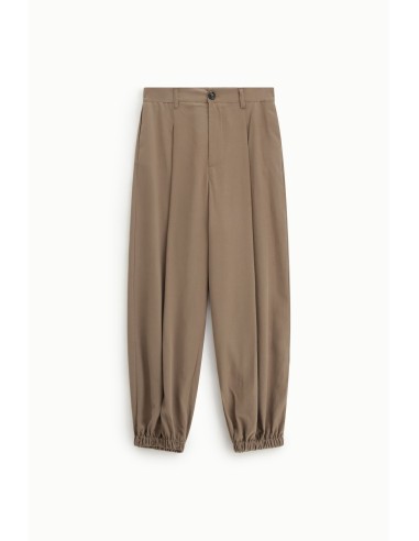 Joggingbroek met plooien en elastiek aan de onderkant, alstublieft