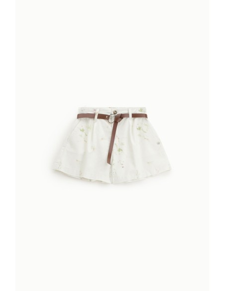 Regular-fit shorts met tailleband en subtiele print, alstublieft