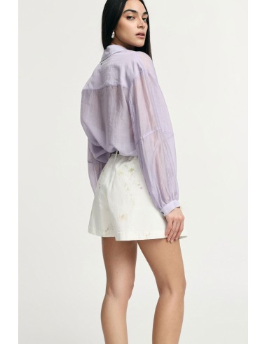 Regular-fit shorts met tailleband en subtiele print, alstublieft