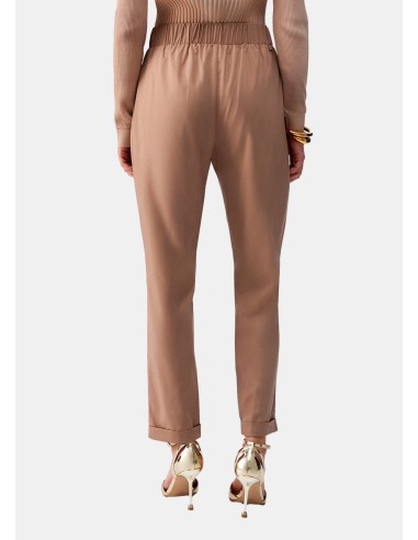 Slim-fit broek met omslag van Liu Jo