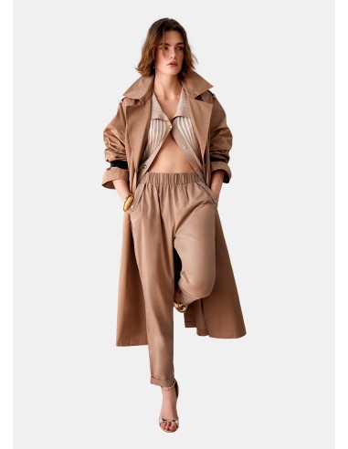 Slim-fit broek met omslag van Liu Jo