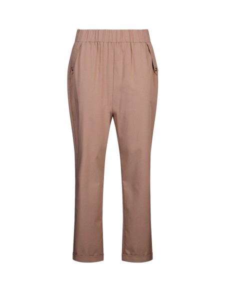 Slim-fit broek met omslag van Liu Jo