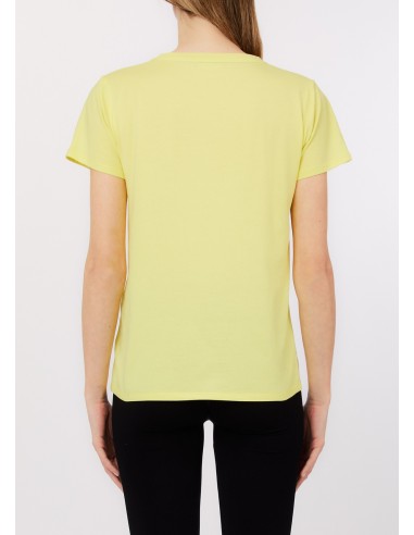 T-shirt met logoletters en edelstenen van Liu Jo