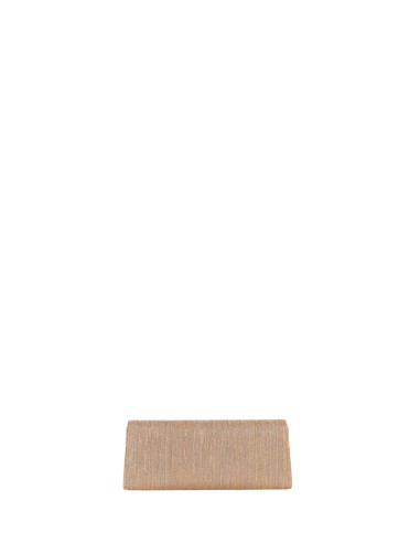 Harde lamé-clutch met glittereffect en interne schouderketting