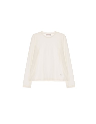 T-shirt met ronde hals Please