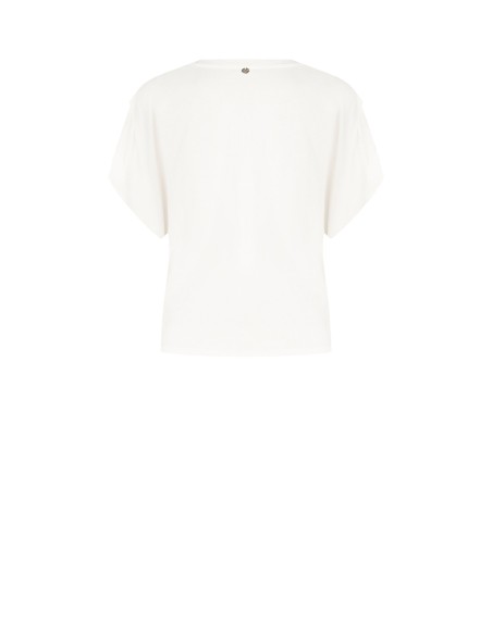 Ruimvallend en soepel T-shirt van viscose Rinascimento
