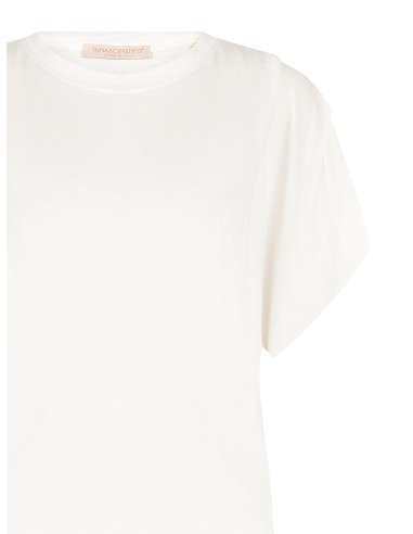 Ruimvallend en soepel T-shirt van viscose Rinascimento