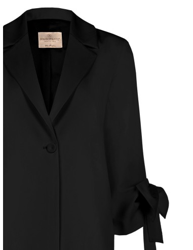 Ruime blazer met maxi-strikken op de mouwen Rinascimento