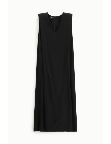 Lange jurk met V-hals Dixie