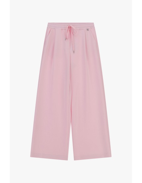 Dixie Palazzo-broek met hoge taille en trekkoord