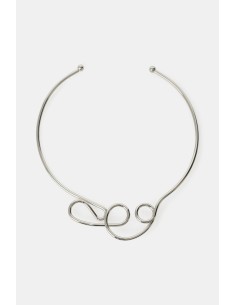 Open stijve ketting met golvend motief Dixie 2