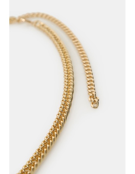 Dixie Verstelbare Ketting met Platte Schakels