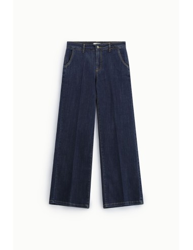Dixie wijde broek met naden aan de voorkant