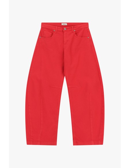 Dixie Ampi-broek met vijf zakken en hoge taille