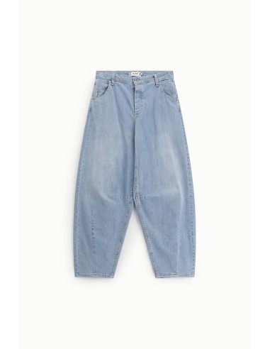 Jeans met balloon fit, normale taille en lichte wassing Please