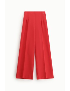 Palazzo-broek met hoge taille en plooien Alstublieft 2