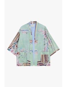 Dixie Overhemdjasje met Bloemenprint en Zakjes