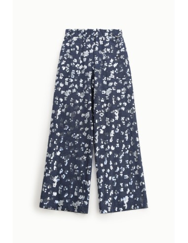 Dixie Fantasie Palazzo-broek met pailletten en hoge taille
