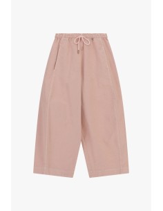 Dixie cropped palazzobroek met elastische trekkoordsluiting