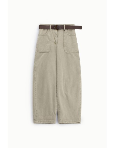 Dixie Palazzo-broek met hoge taille en opgestikte zakken