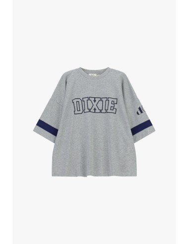 Oversized T-shirt met frontprint en contrasterende details Dixie