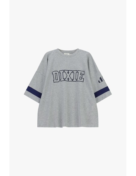 Oversized T-shirt met frontprint en contrasterende details Dixie