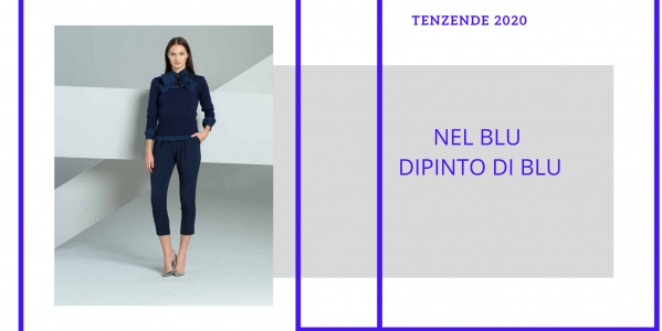 Trends 2020: in het blauw geschilderde blauw