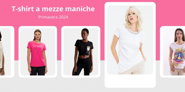 T-shirt met korte mouwen om in de lente te dragen